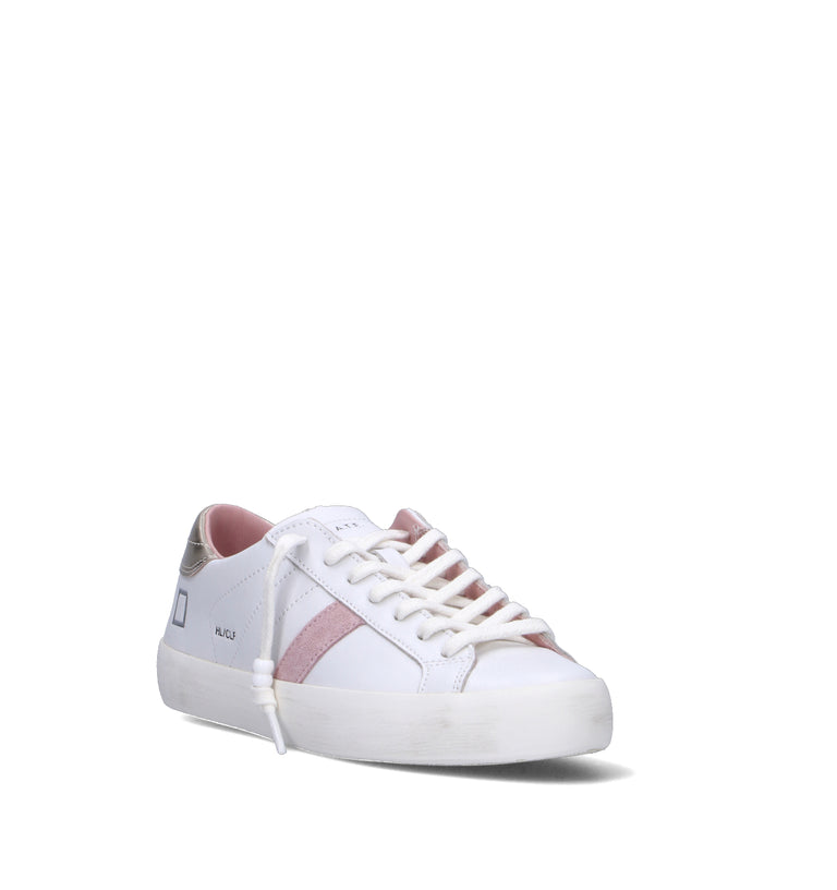 D.A.T.E. Sneaker donna bianca in pelle