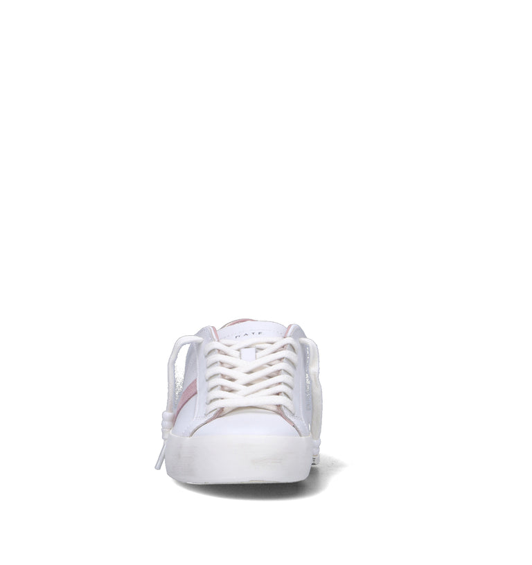 D.A.T.E. Sneaker donna bianca in pelle