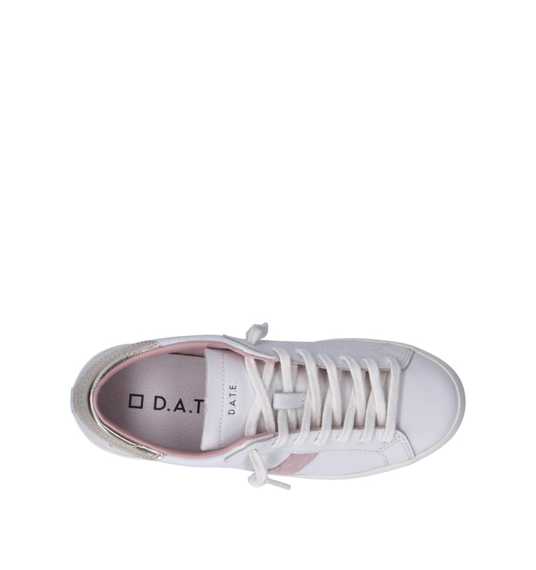 D.A.T.E. Sneaker donna bianca in pelle