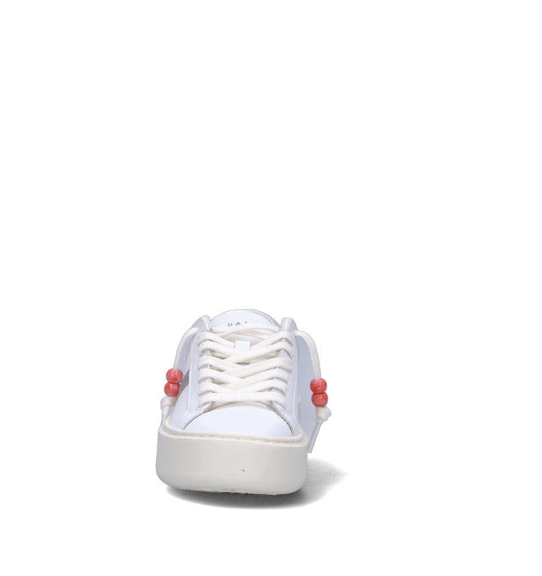 D.A.T.E. Sneaker donna bianca in pelle