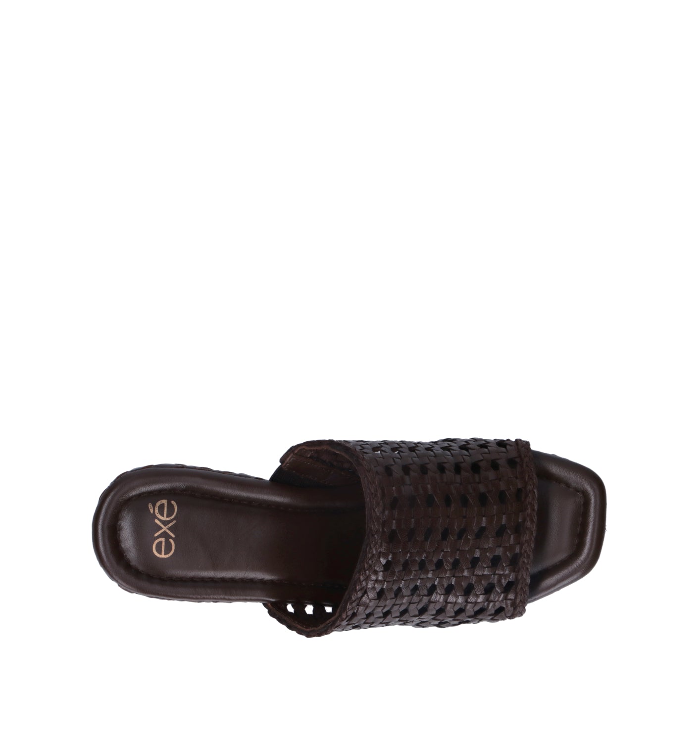 EXE Sandalo donna marrone in pelle