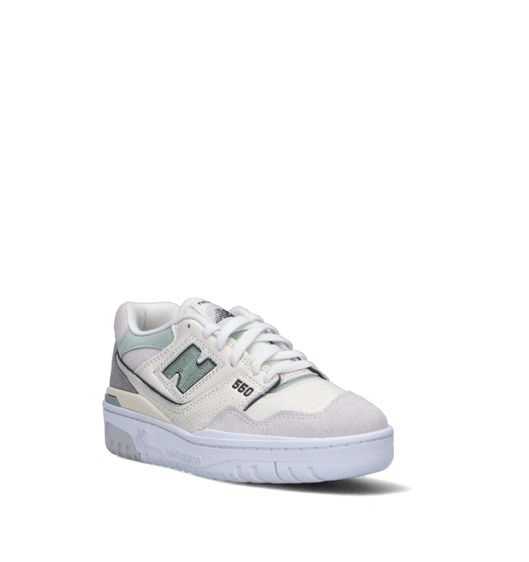 NEW BALANCE 550 Sneaker donna bianca in pelle