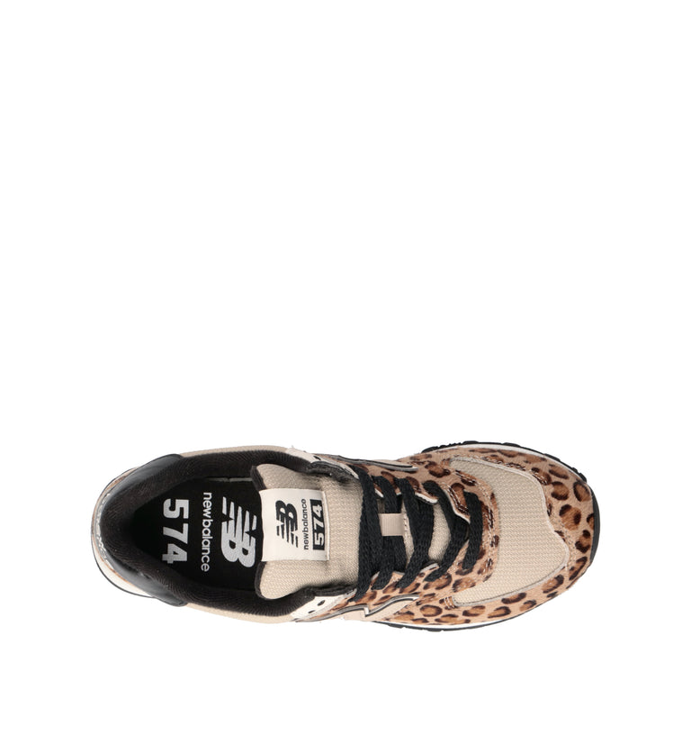 NEW BALANCE 574 Sneaker donna leopardato