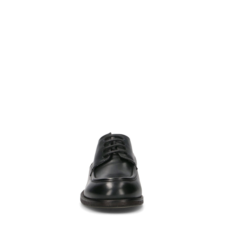 HUNDRED 100 Stringata donna nera in pelle