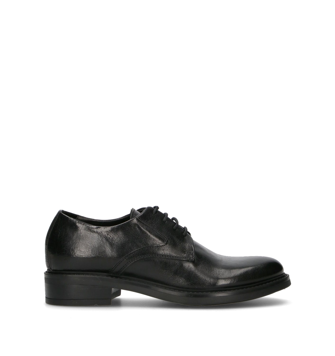 HUNDRED 100 Stringata donna nera in pelle