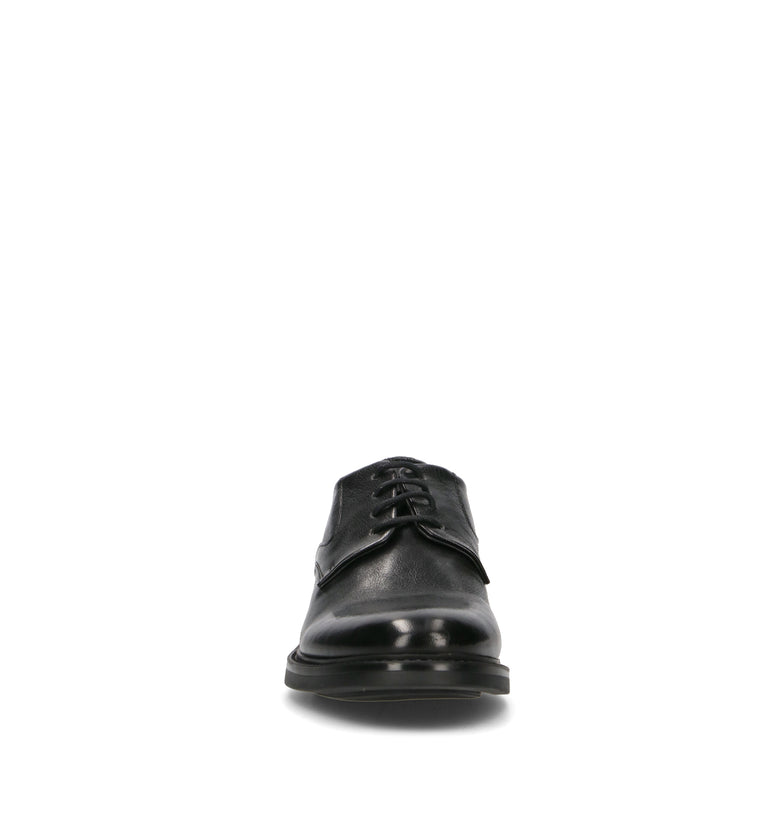 HUNDRED 100 Stringata donna nera in pelle