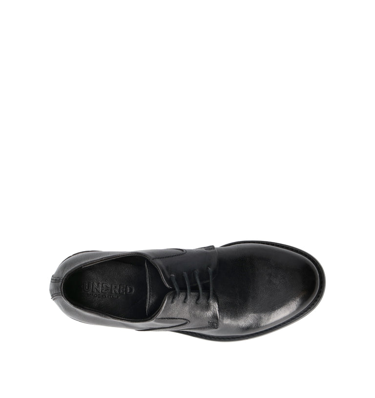 HUNDRED 100 Stringata donna nera in pelle