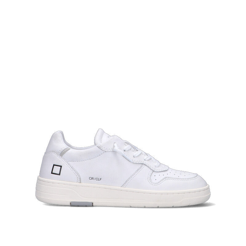 D.A.T.E. COURT CALF Sneaker donna bianca in pelle
