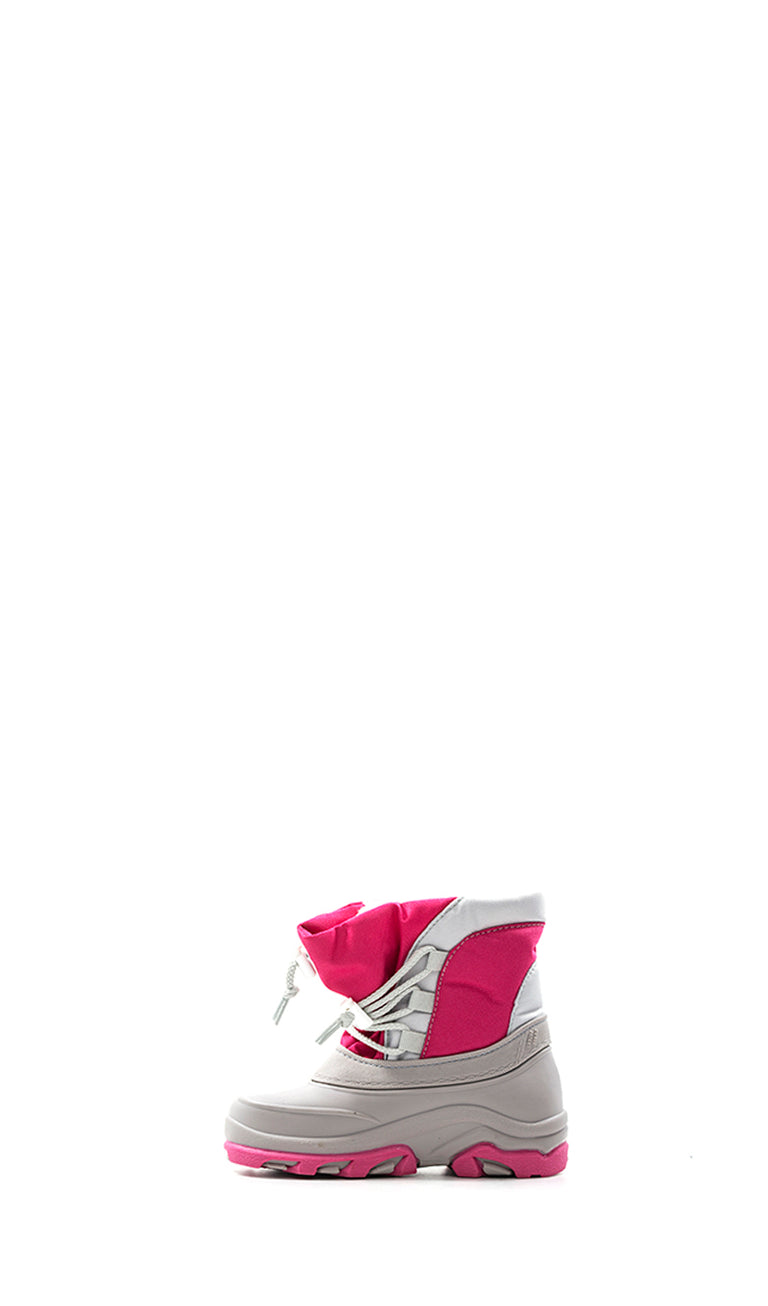 KIMBERFEEL Boot bambina grigio/rosa in tessuto