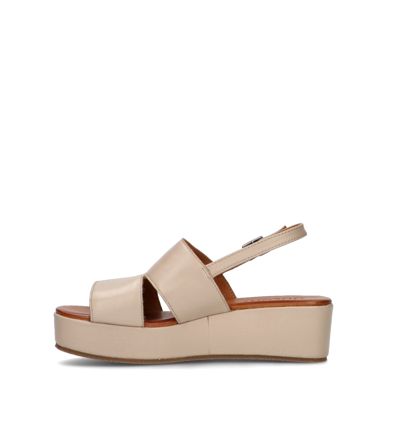 VUEVA Sandalo donna beige in pelle