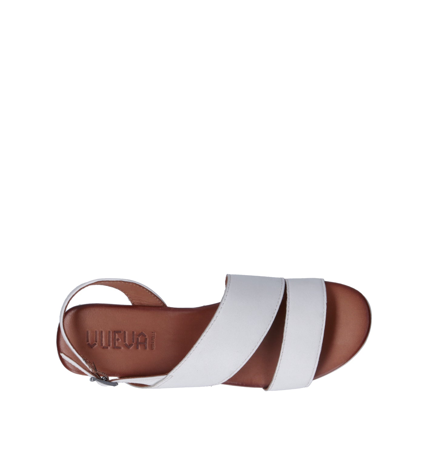 VUEVA Sandalo donna bianco in pelle