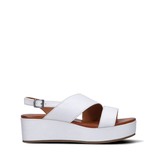 VUEVA Sandalo donna bianco in pelle