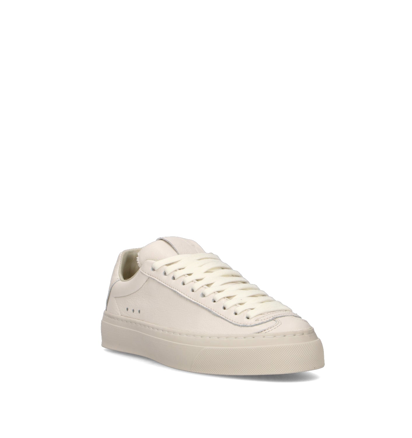 AQUA ALTA Sneaker donna latte in pelle