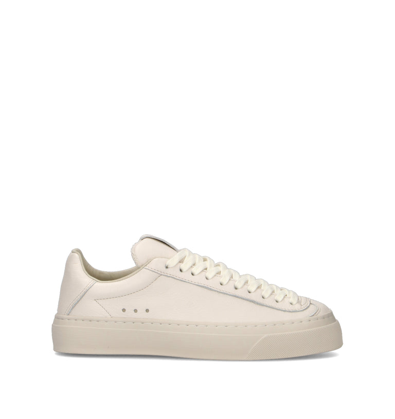AQUA ALTA Sneaker donna latte in pelle