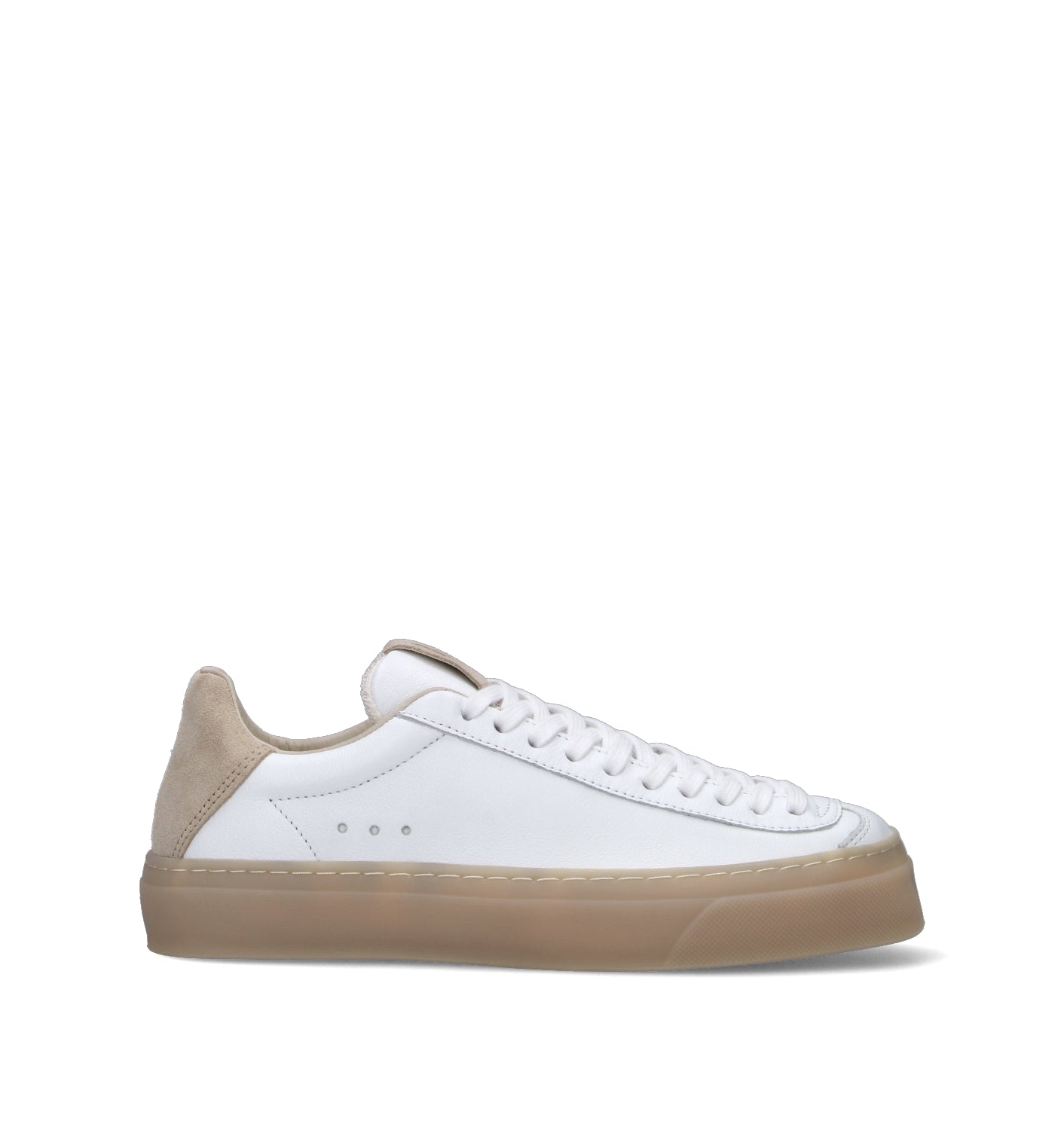 AQUA ALTA Sneaker donna bianca in pelle