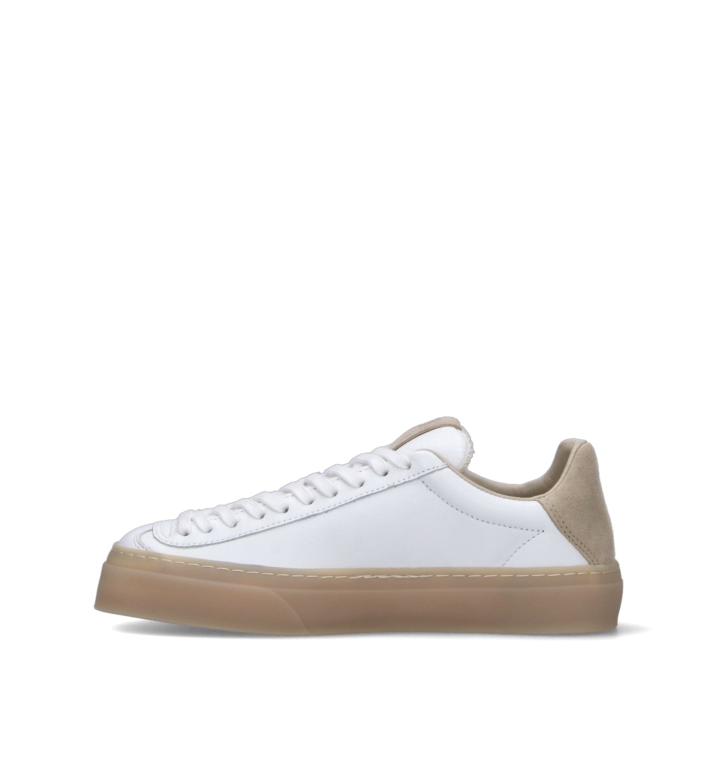 AQUA ALTA Sneaker donna bianca in pelle