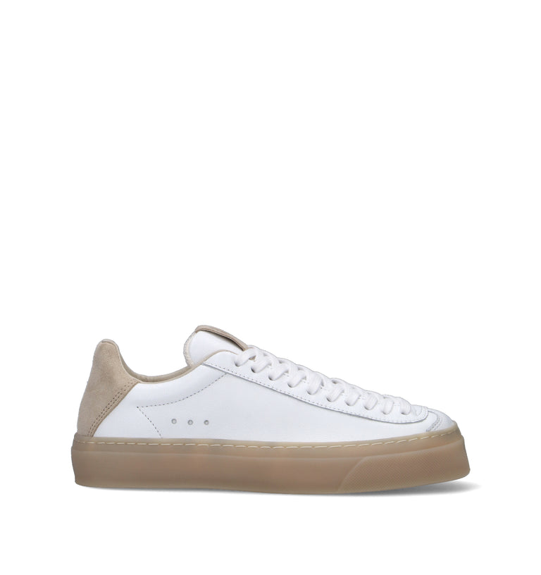 AQUA ALTA Sneaker donna bianca in pelle