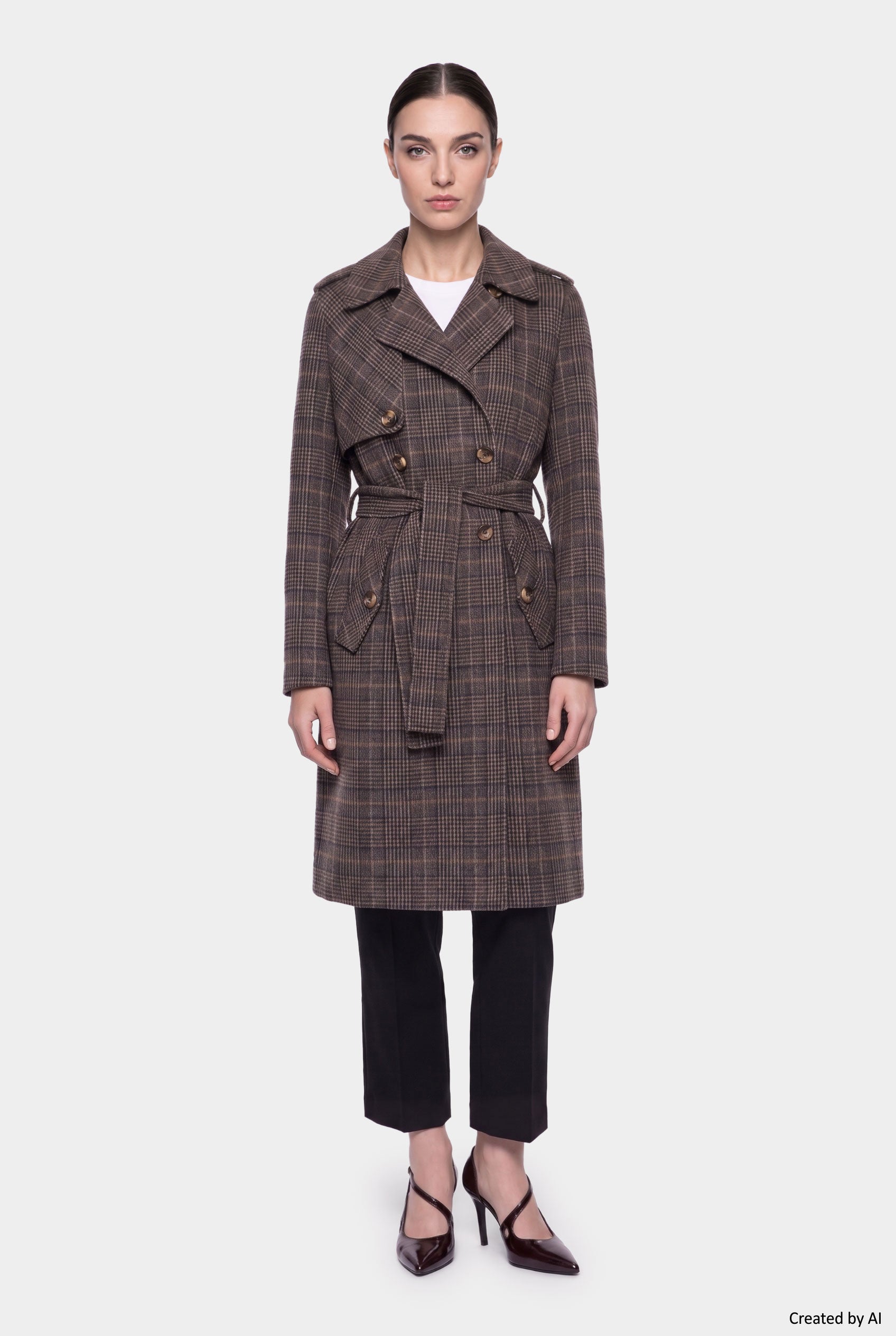 LIU JO Cappotto donna marrone