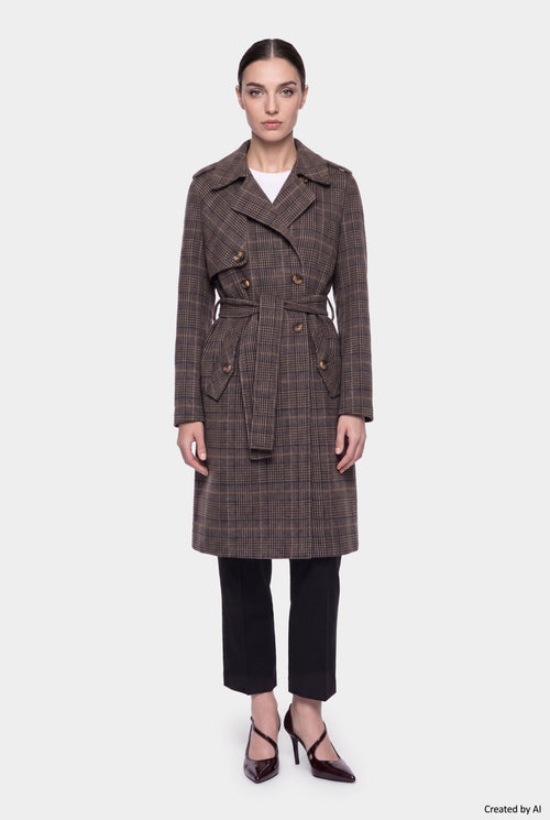 LIU JO Cappotto donna marrone