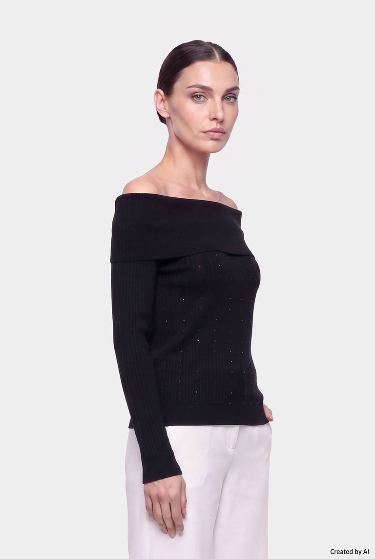 LIU JO Maglia donna nera
