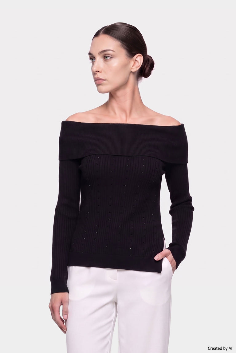 LIU JO Maglia donna nera