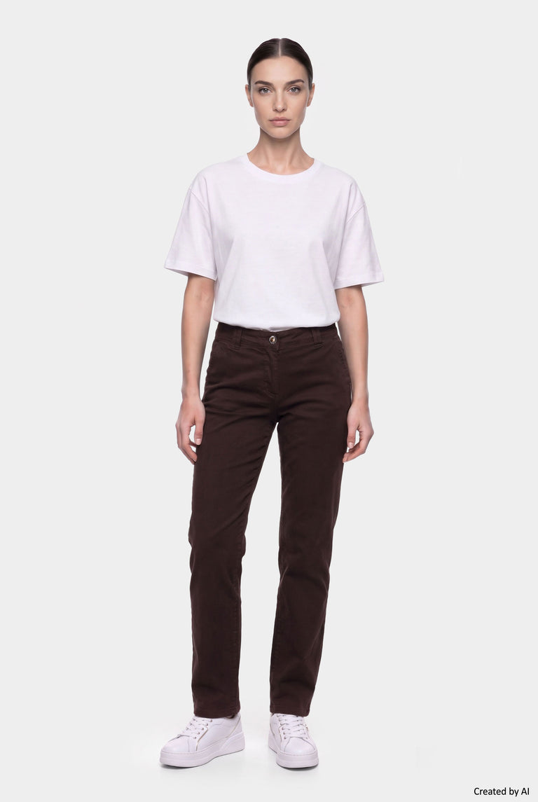 LIU JO Pantalone donna marrone