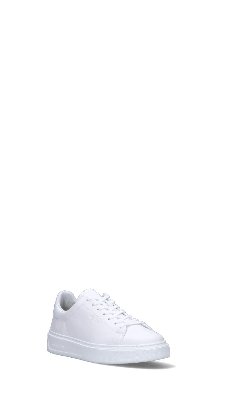 WOOLRICH  Sneaker uomo bianca in pelle