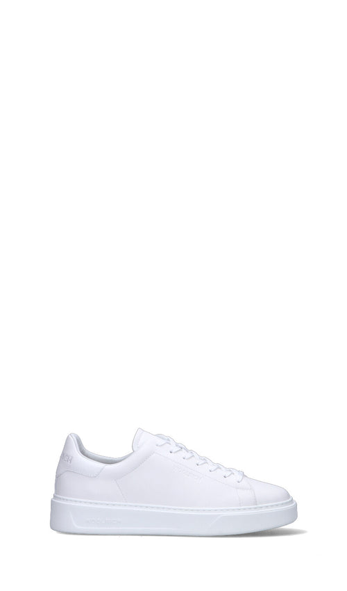 WOOLRICH  Sneaker uomo bianca in pelle