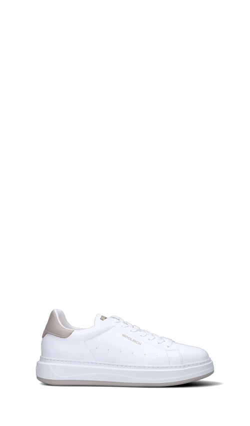 WOOLRICH Sneaker uomo bianca/beige in pelle