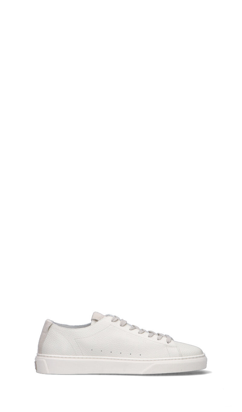 WOOLRICH  Sneaker uomo bianca in pelle
