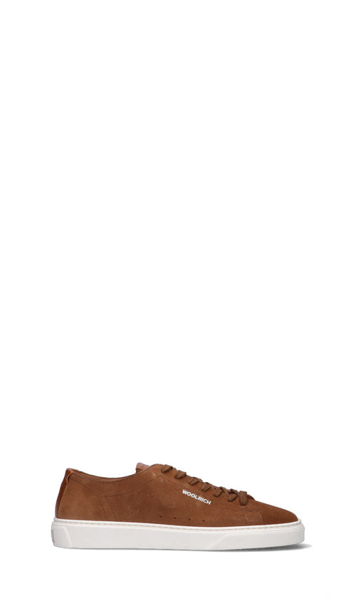WOOLRICH  Sneaker uomo cognac in suede