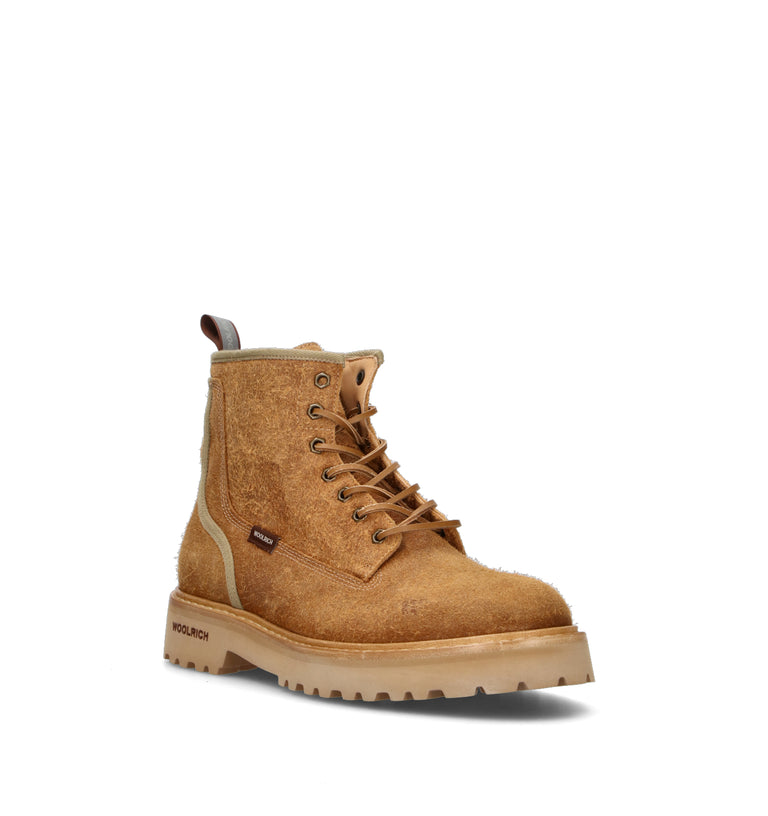 WOOLRICH Polacco uomo cognac in suede