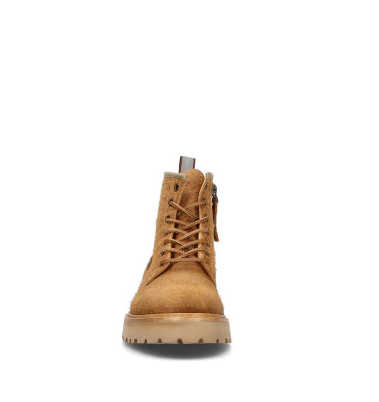WOOLRICH Polacco uomo cognac in suede