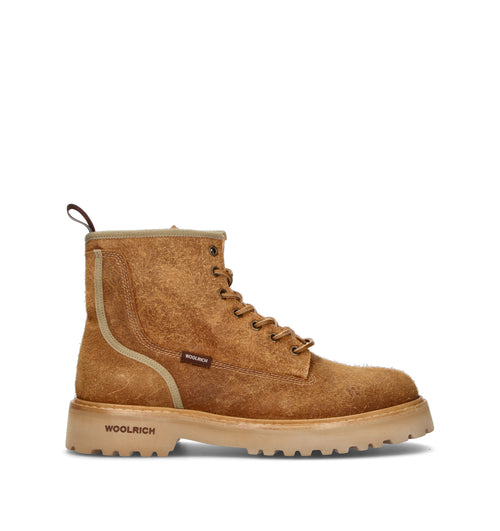 WOOLRICH Polacco uomo cognac in suede