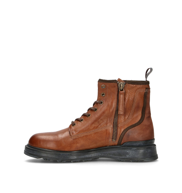 WOOLRICH Anfibio uomo cognac in pelle