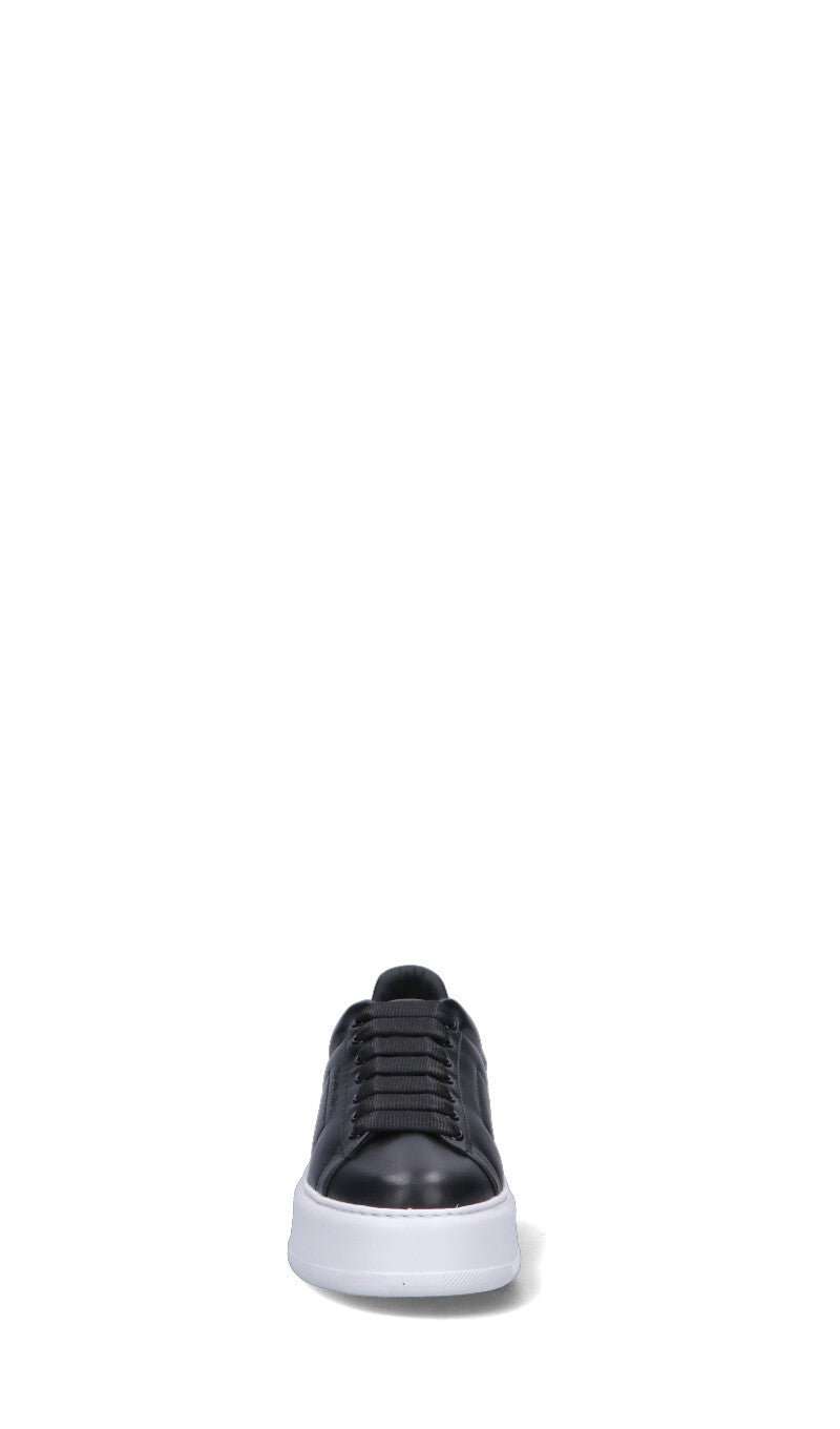 WOOLRICH Sneaker donna nera in pelle