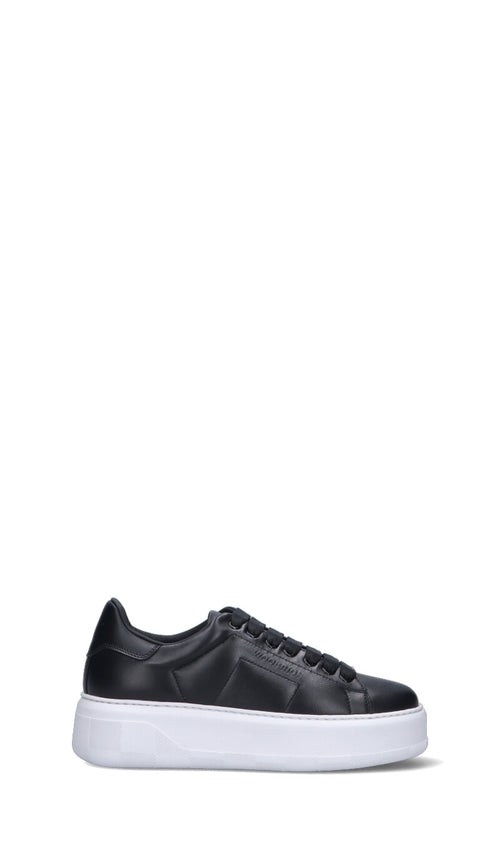 WOOLRICH Sneaker donna nera in pelle