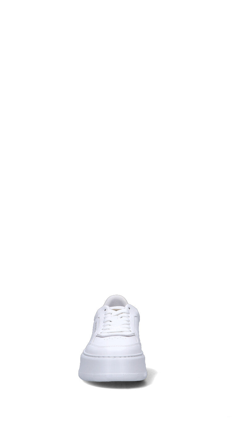 WOOLRICH  Sneaker donna bianca in pelle