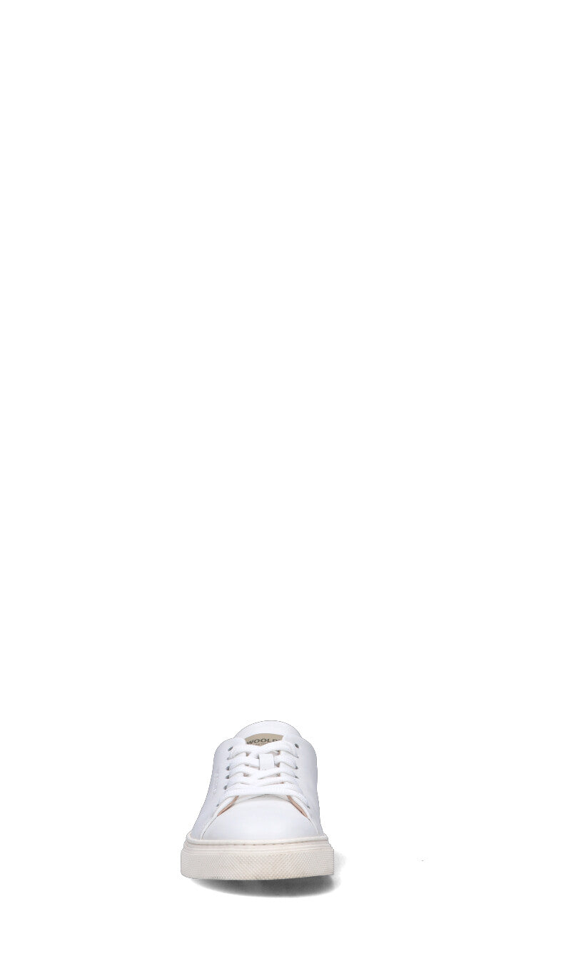 WOOLRICH Sneaker donna bianca in pelle