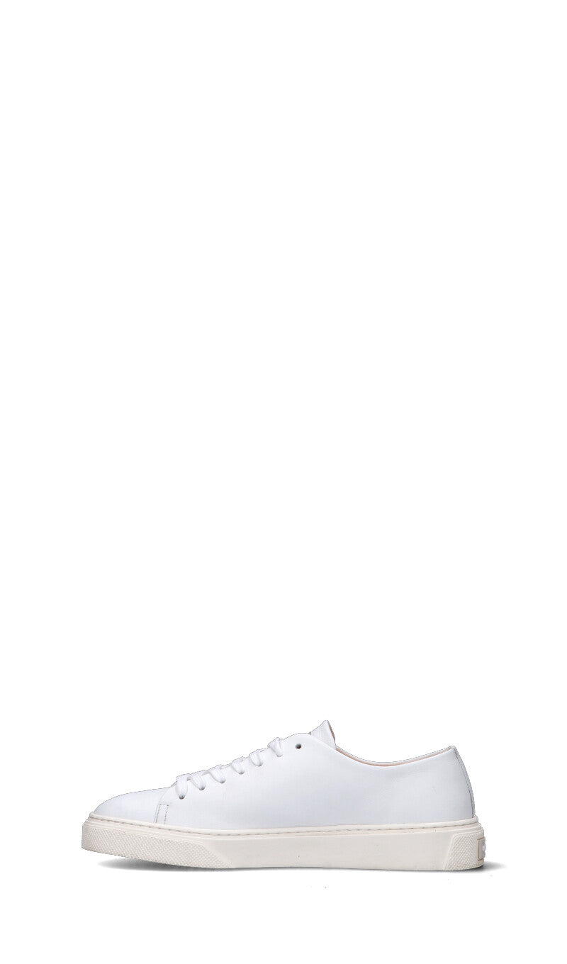 WOOLRICH Sneaker donna bianca in pelle