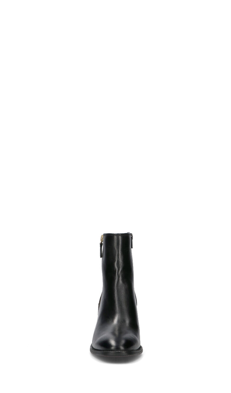 MYJOLI' Tronchetto donna nero in pelle