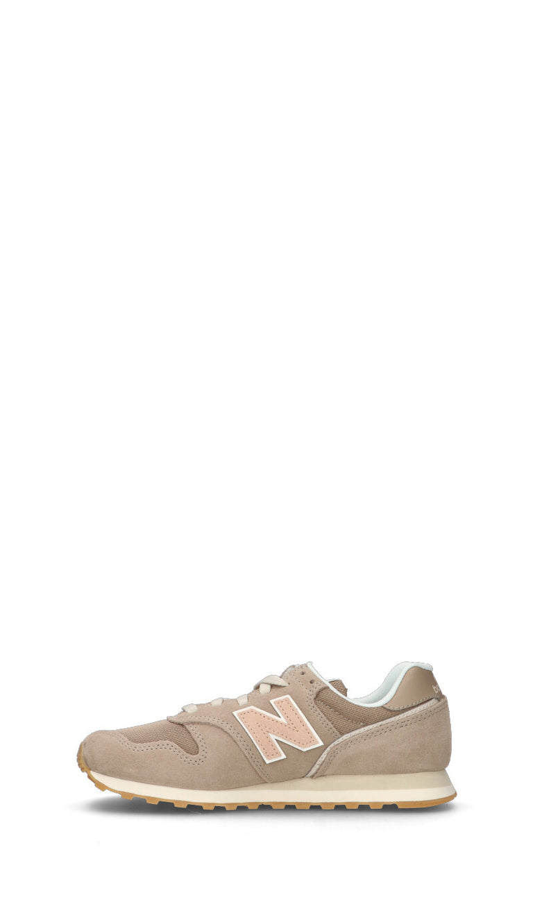 NEW BALANCE Sneaker donna beige in suede
