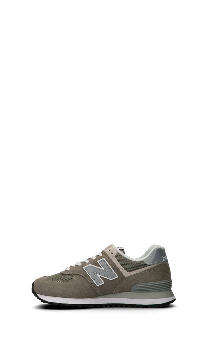 NEW BALANCE Sneaker trendy donna grigia in suede/tessuto