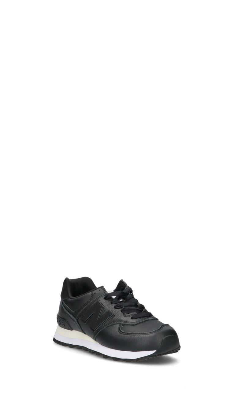 New balance 574 pelle nera deals