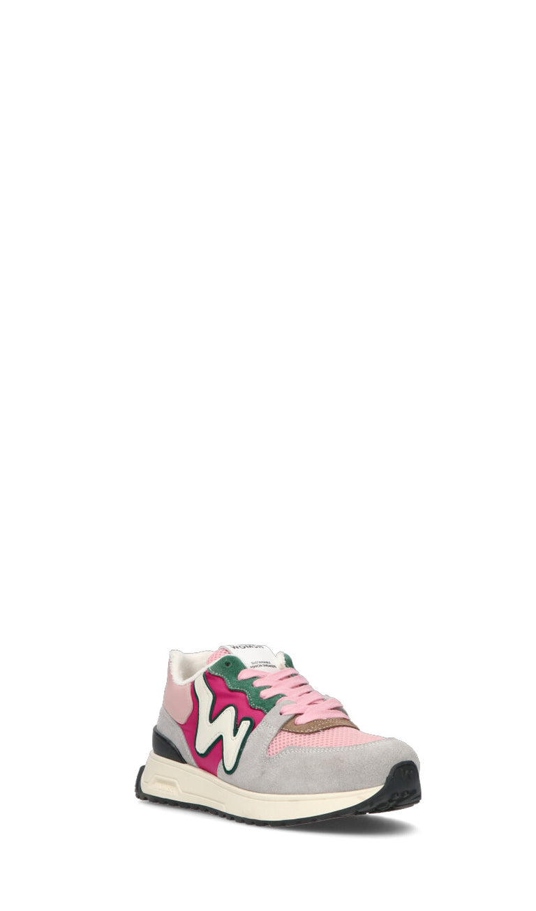 WOMSH Sneaker donna rosa/grigia