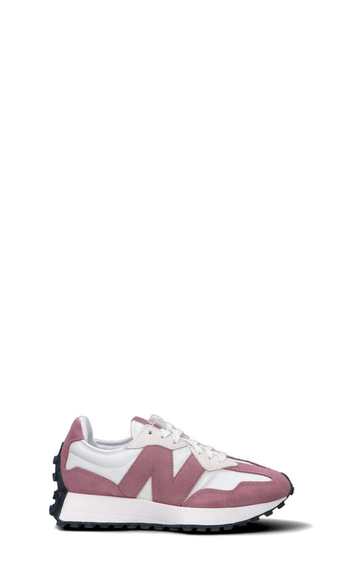 NEW BALANCE Sneaker donna bianca/rosa in suede