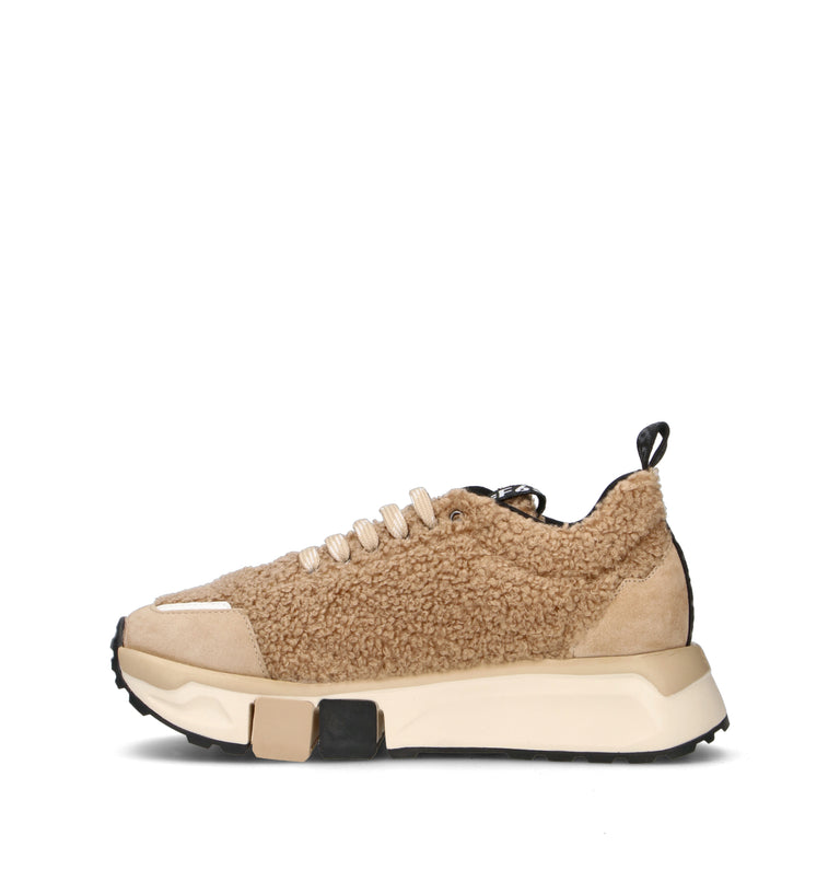 F65 Sneaker donna beige
