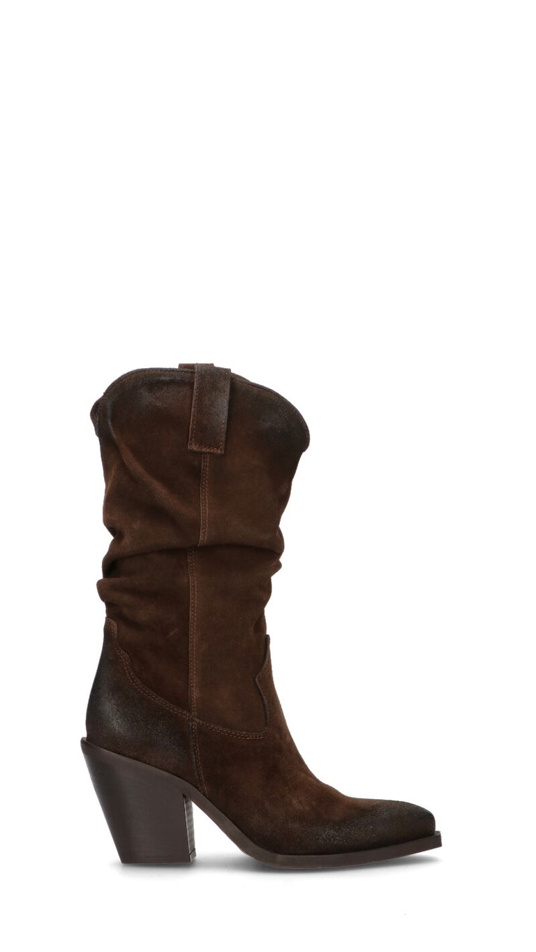 DOROTHYD Stivale donna testa di moro in suede