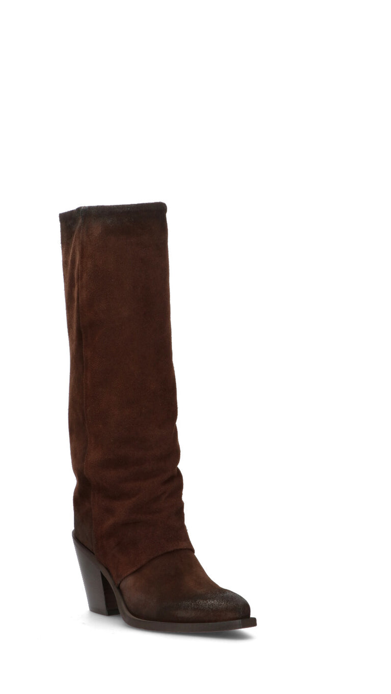 DOROTHYD Stivale donna marrone in suede