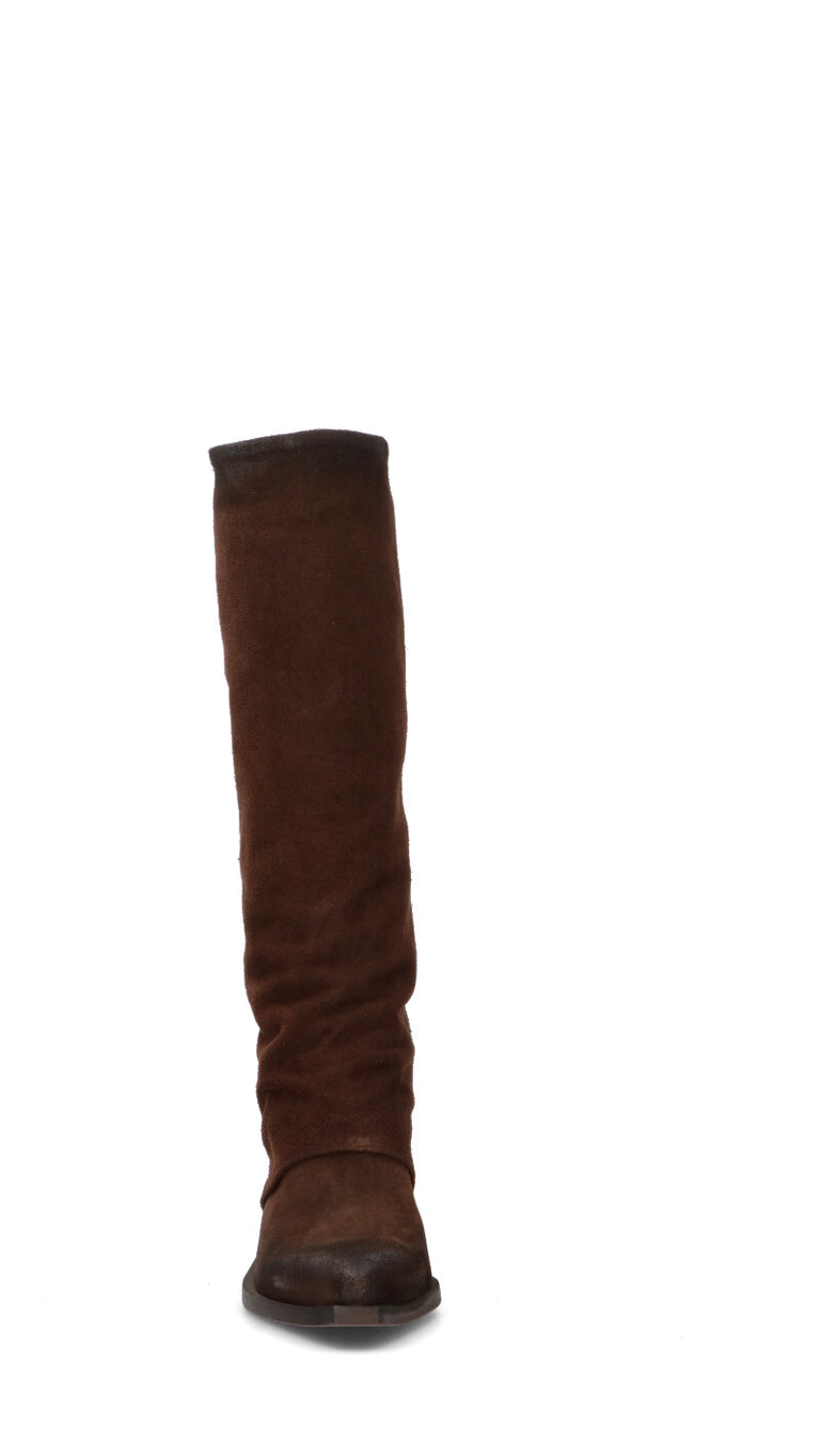 DOROTHYD Stivale donna marrone in suede